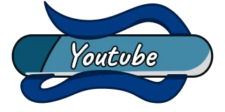 A "Youtube" banner on a blue swoosh